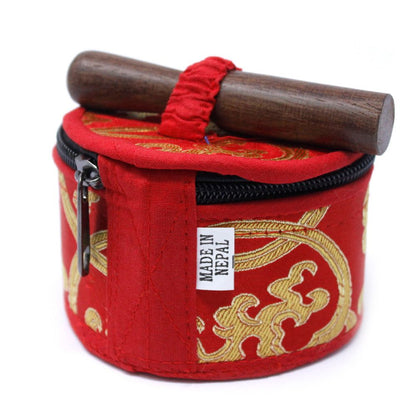 Mini-Klangschalen-Geschenkset – Rot