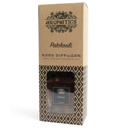 Patchouli Duftstäbchen Diffuser mit ätherischem Öl 200ml
