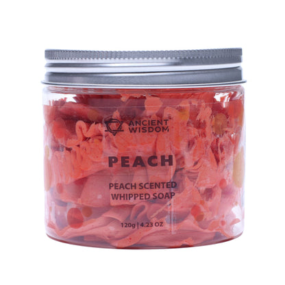 Peach Whipped Soap 120g, fruchtiger Duft