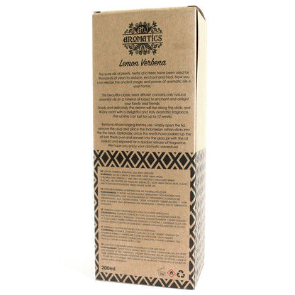 Lemon Verbena Duftstäbchen mit ätherischem Öl 200ml