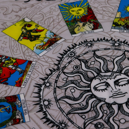 Tarot-Tuch „Baum des Lebens“ 75 x 75cm