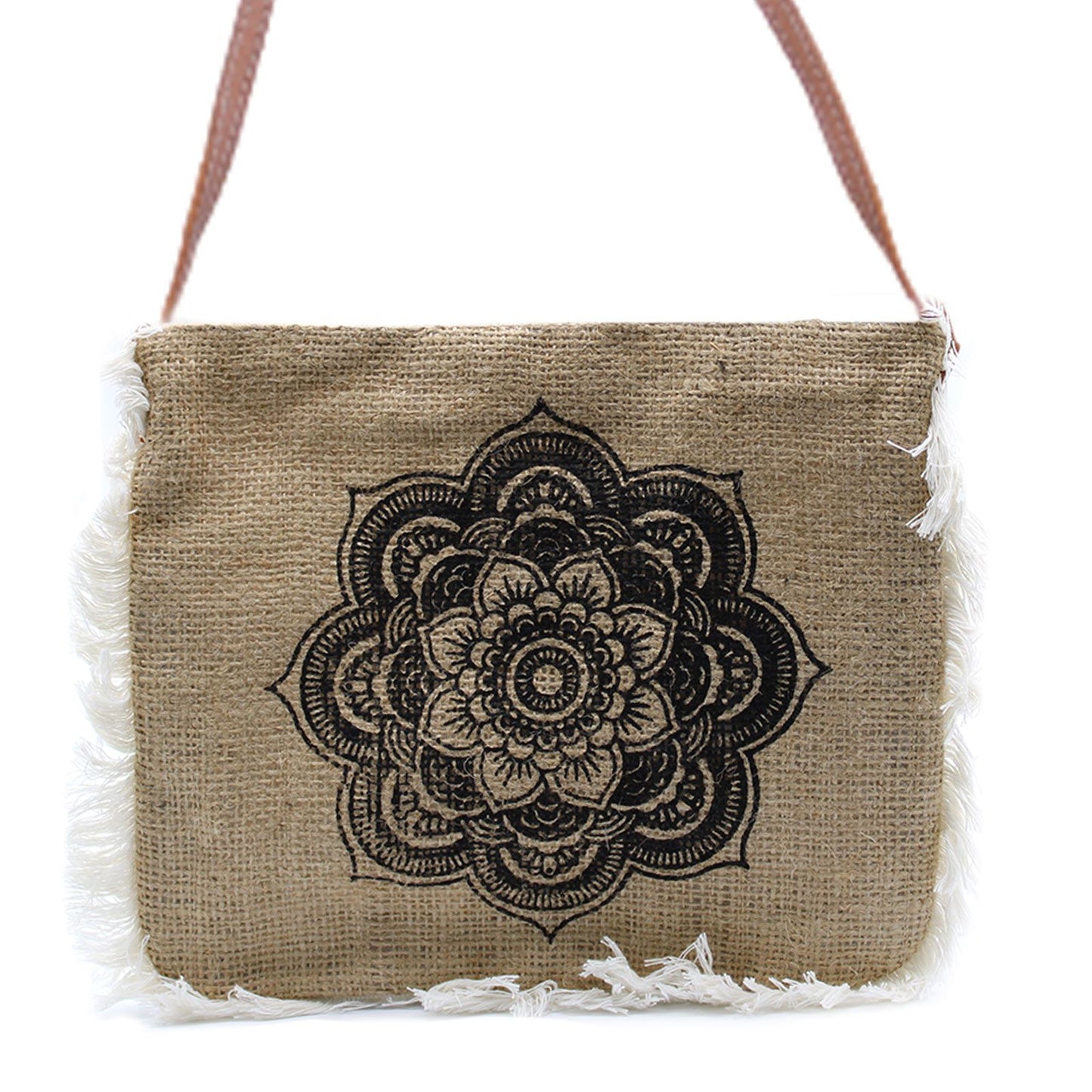 Fab Fringe Bag mit Mandela-Muster und Fransen-Design