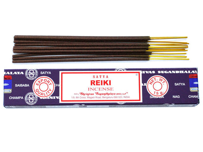 Satya Räucherstäbchen Reiki – beruhigender Duft für Meditation und Entspannung