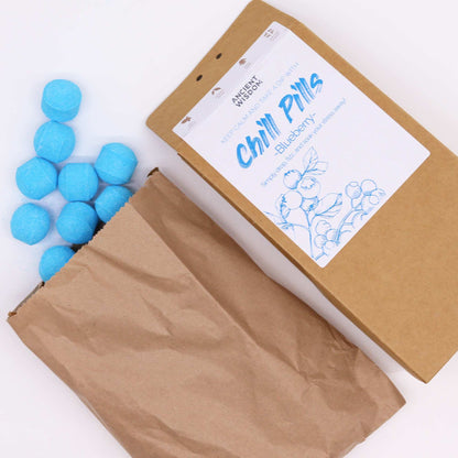Vegane Badebomben 350g - Blaubeere
