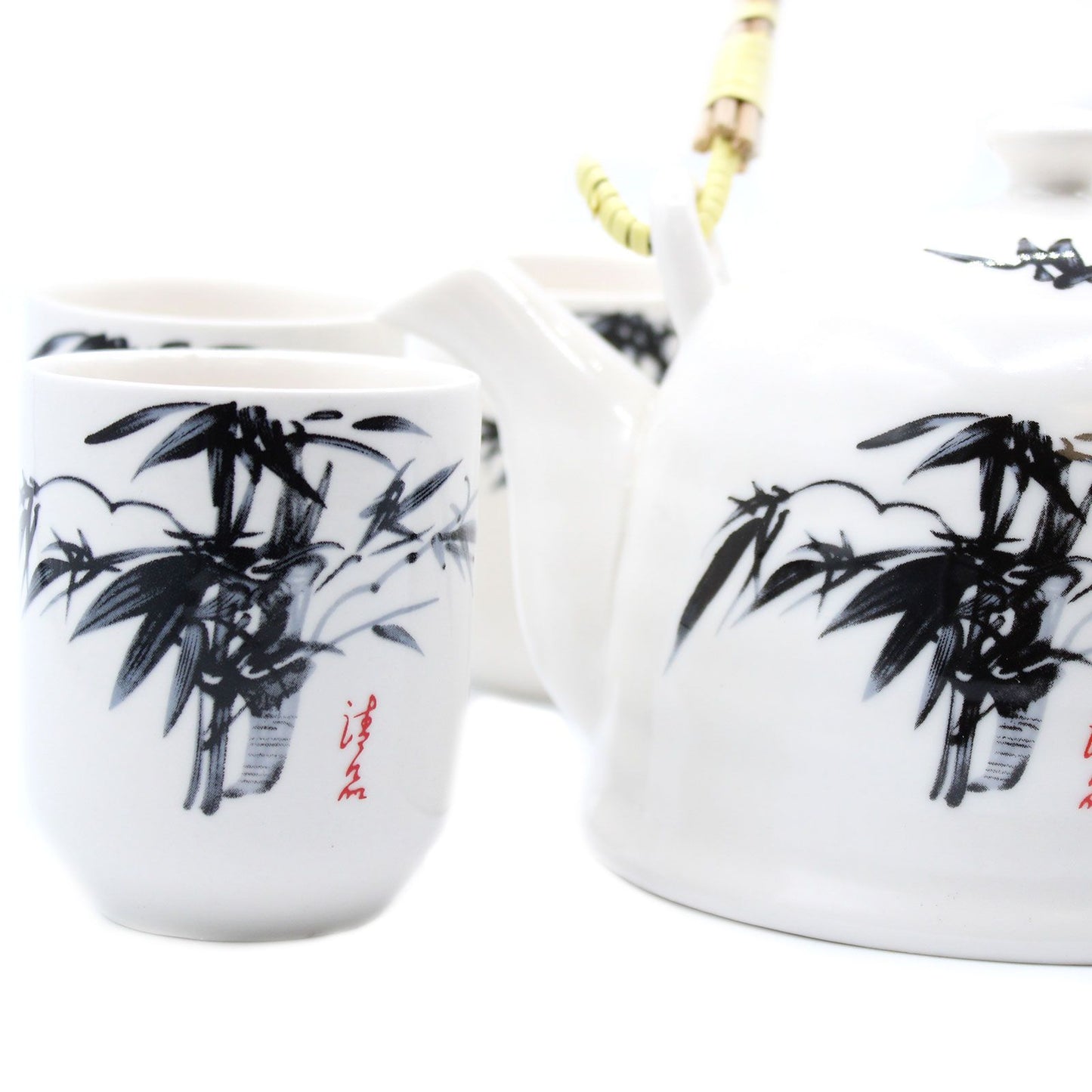 Herbal Teapot Set – White Stone Oriental Teekanne für Kräutertees