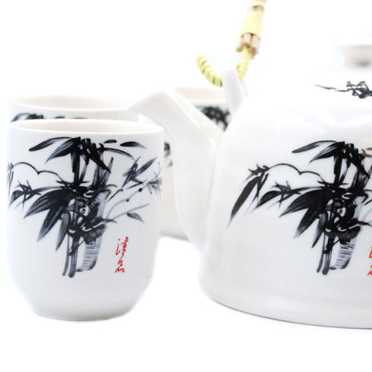 Herbal Teapot Set – White Stone Oriental Teekanne für Kräutertees