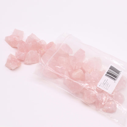 Rohedelsteine - Rosenquarz, 500g (lose)