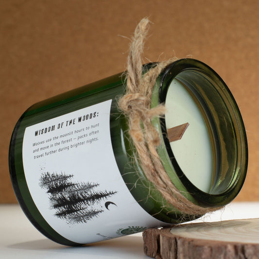 Greenman Duftkerze Wolf's Moon im Glas