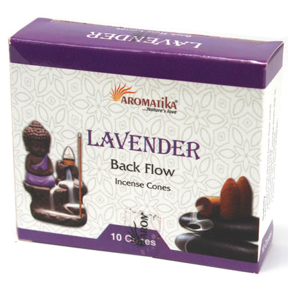 Aromatica Rückfluss-Räucherkegel – Lavendel