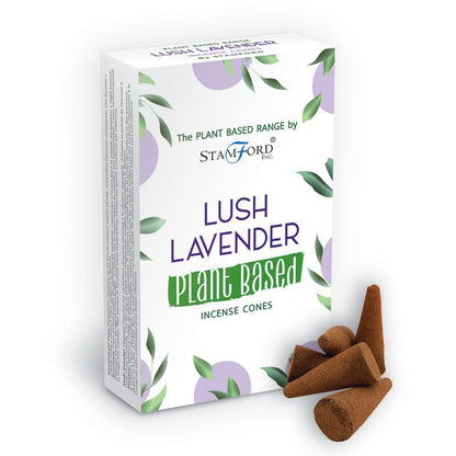 Pflanzliche Räucherkegel - Lush Lavender (12 Stück)