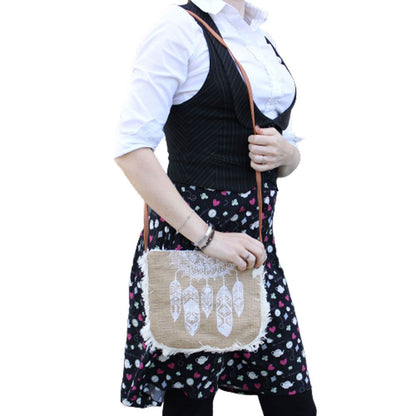 Fab Fringe Bag mit Dream Catcher Print