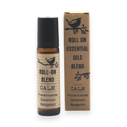10 ml Roll-On ätherische Duftölmischung - mit Weihrauch, Geranie und Bergamotte