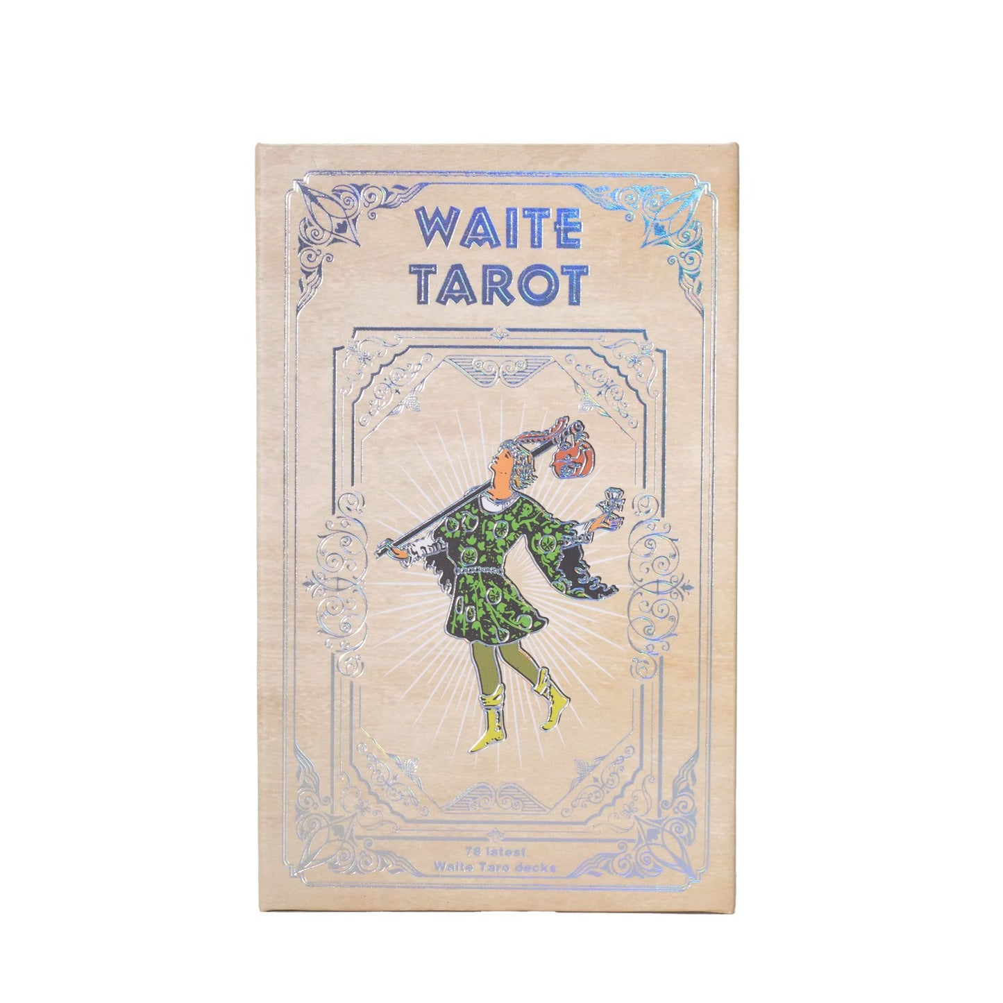 Tarotkarten-Set mit Silberfolie – inklusive Begleitheft