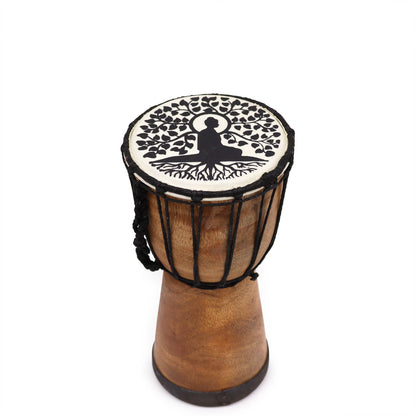 Handgefertigte Wide Top Djembe Trommel – 25 cm Durchmesser
