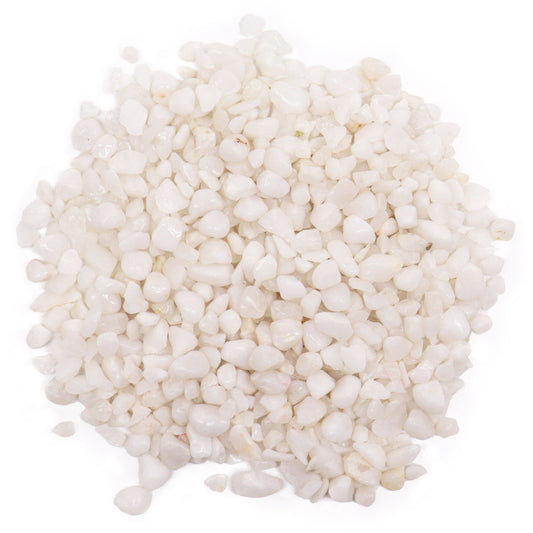 Weiße Quarz-Edelsteinsplitter – 1 kg (lose)