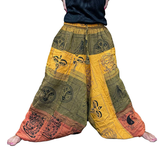 Yoga- und Freizeithose mit Aladdin Himalayan Print