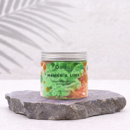 Mango & Limette Gesichts- und Körperseife mit cremigem Schaum 120g