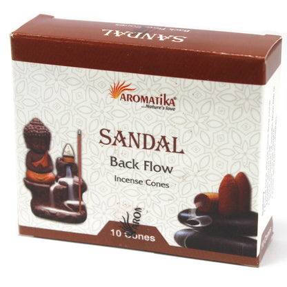 Aromatica Rückfluss-Räucherkegel – Sandelholz