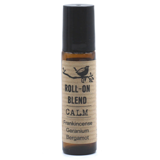 10 ml Roll-On ätherische Duftölmischung - mit Weihrauch, Geranie und Bergamotte