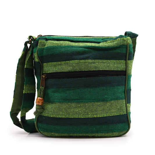 Nepal Sling Bag Forest Green mit verstellbarem Riemen
