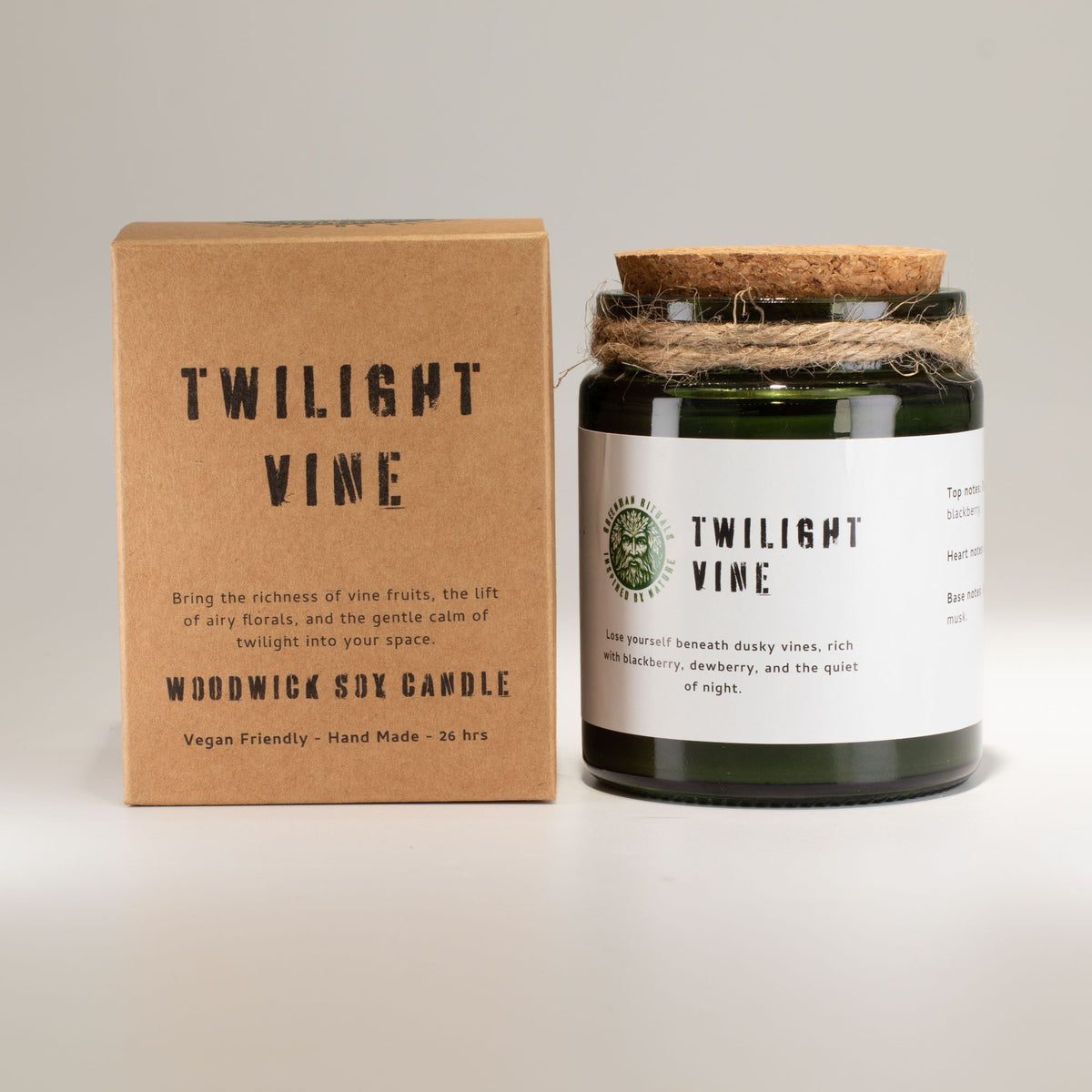 Greenman Duftkerze Twilight Vine im Glas