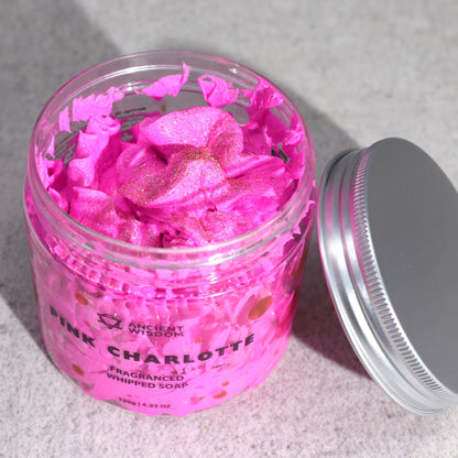 Pink Charlotte Whipped Cream Soap – Verwöhnende Schaumseife mit zartem Duft