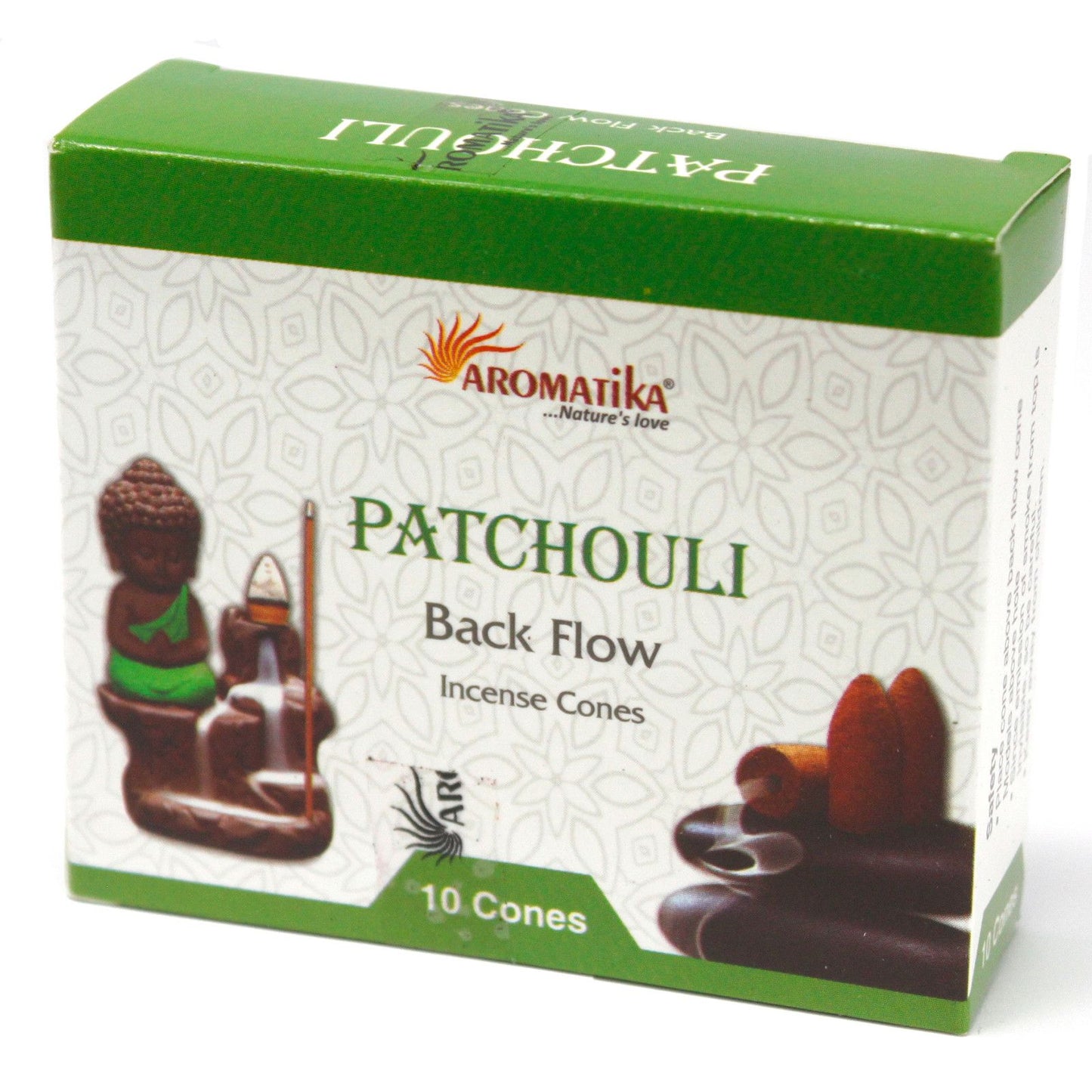 Aromatica Rückfluss-Räucherkegel – Patchouli