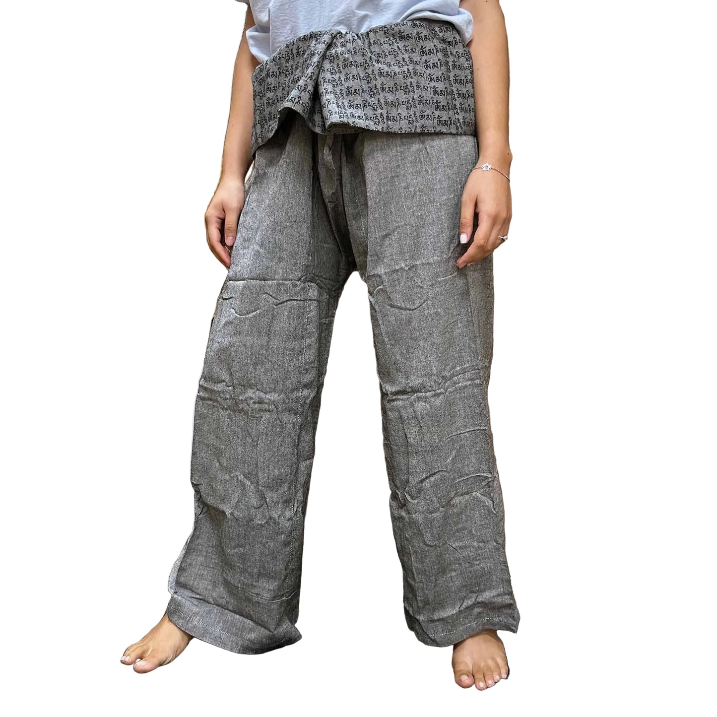 Yoga- und Festivalhose Thai Fisherman Mandala Mantra - One-Size