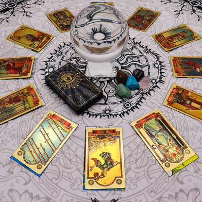 Tarot-Tuch „Baum des Lebens“ 75 x 75cm