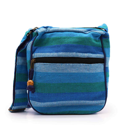 Nepal Sling Bag in Blue Rivers – Umhängetasche für den Alltag