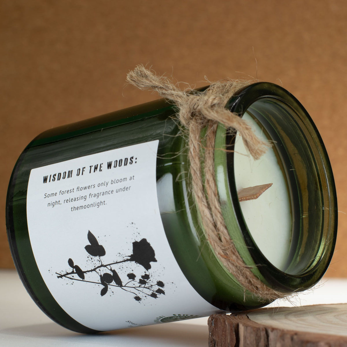 Greenman Duftkerze Midnight Rose im Glas