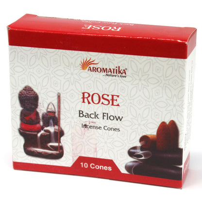 Aromatica Rückfluss-Räucherkegel – Rose