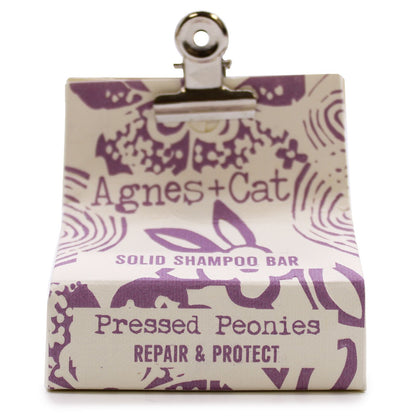 Agnes + Cat Festes Shampoo mit gepressten Pfingstrosen