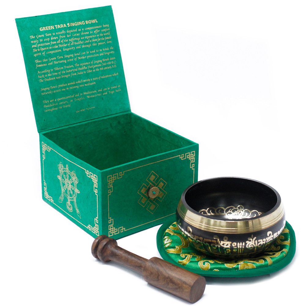 Klangschalen-Set 10 cm - Green Tara