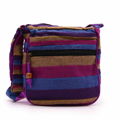 Nepal Sling Bag mit Wild Flowers Muster – Stilvoll & Funktional