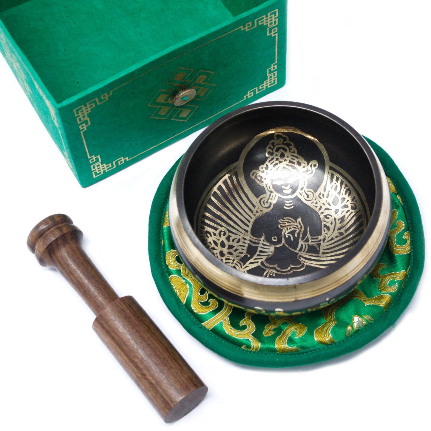 Klangschalen-Set 10 cm - Green Tara