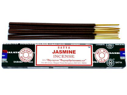 Satya Räucherstäbchen Jasmin – beruhigender Duft für Meditation und Entspannung