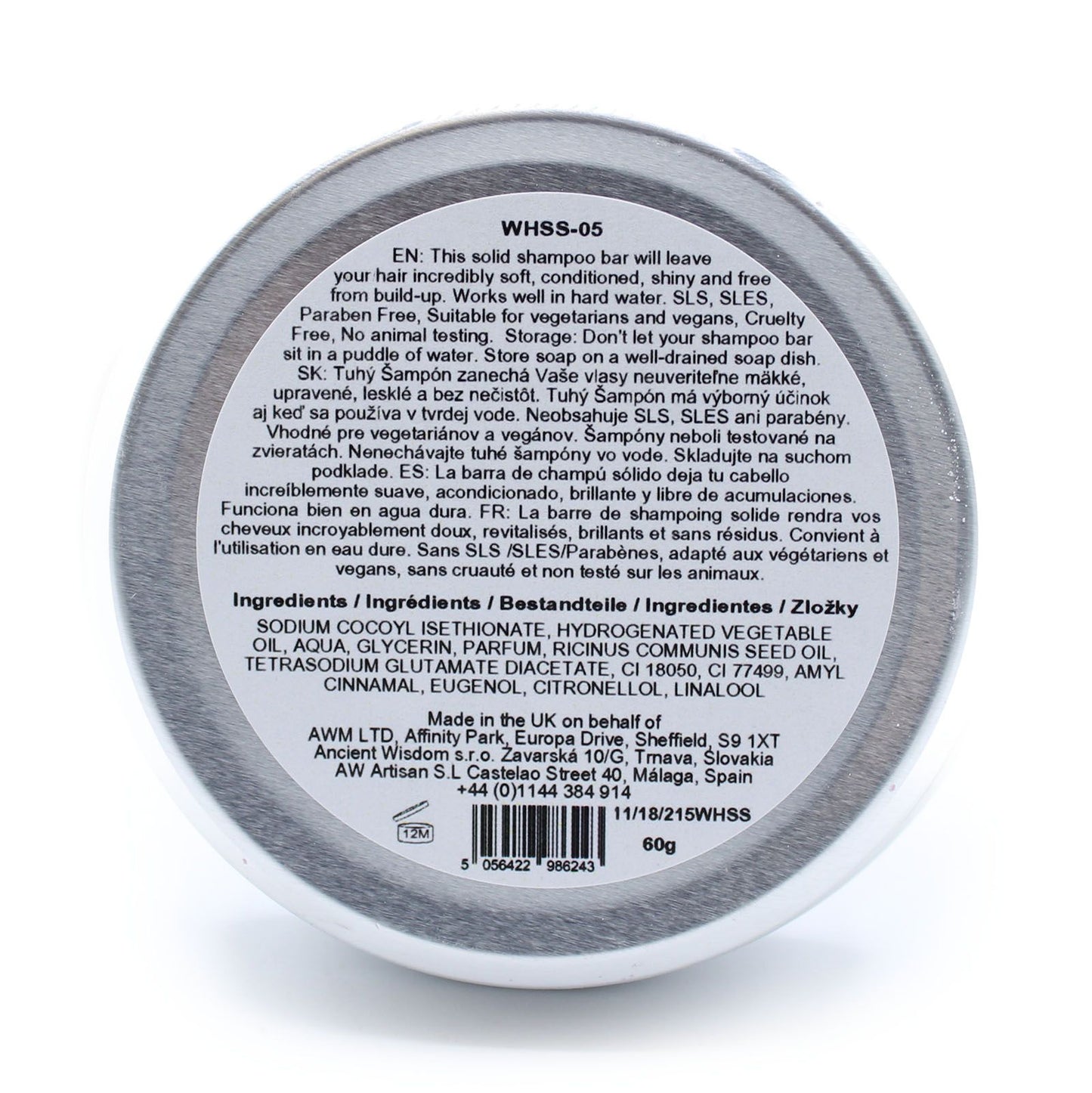 Wild Hare Festes Shampoo 60g – Kirschbonbon
