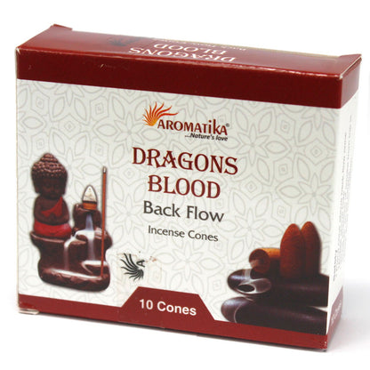 Aromatica Rückfluss-Räucherkegel – Drachenblut
