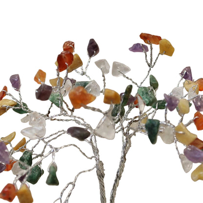 Edelsteinbaum mit Organit-Basis – Dekoratives Energiesymbol