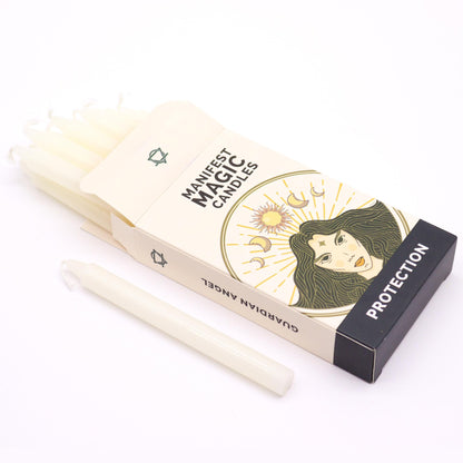 Manifest Magic Candles - Schutzchakra, 12 Stück