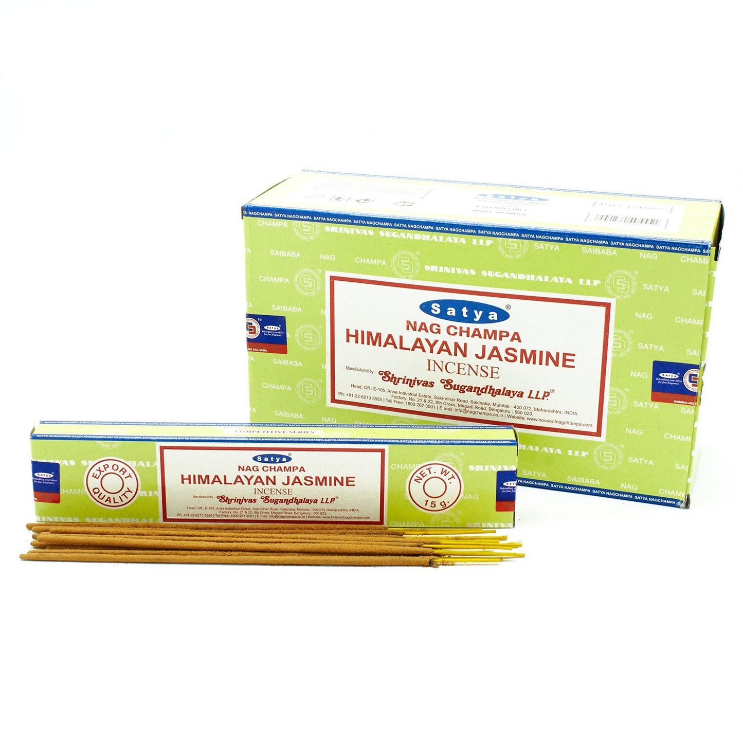 Satya Räucherstäbchen Himalaya Jasmin 15g – Beruhigender Duft