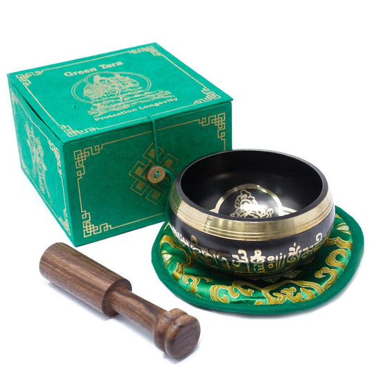 Klangschalen-Set 10 cm - Green Tara