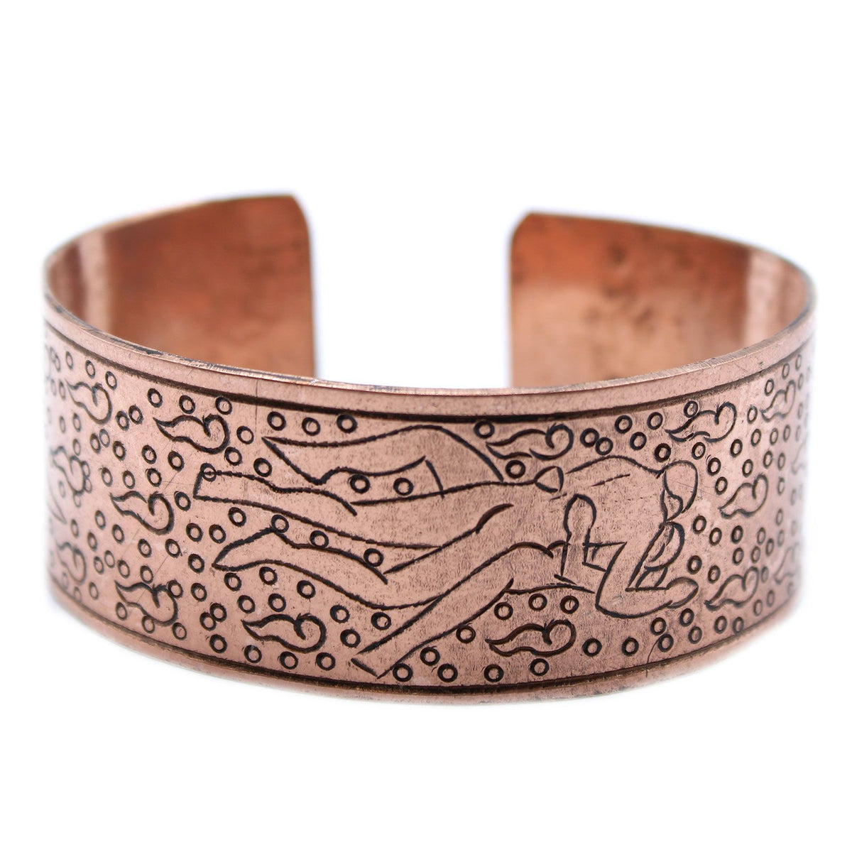 Tibet Kupferarmband Kamasutra, handgefertigt