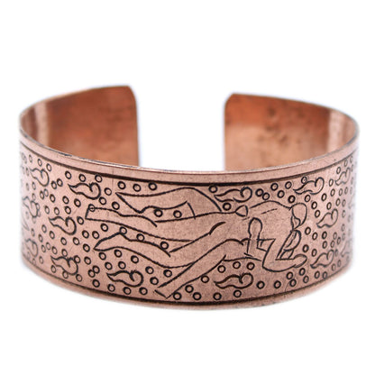 Tibet Kupferarmband Kamasutra, handgefertigt
