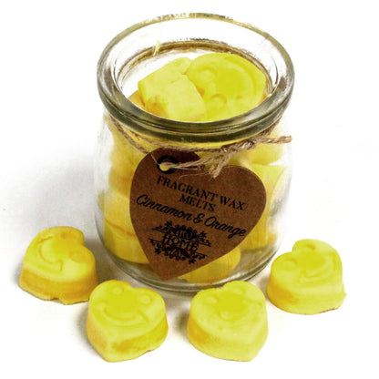 Soja Duftwachs Melts im Glas - Cinnamon & Orange