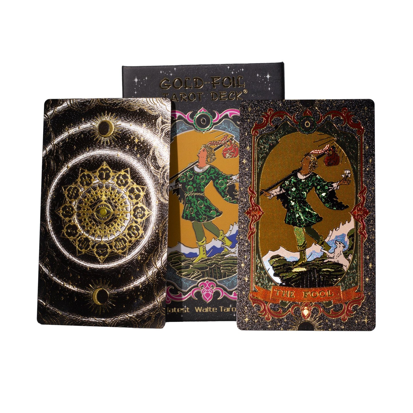 Tarotkarten-Set mit Goldfolie – inklusive Begleitheft