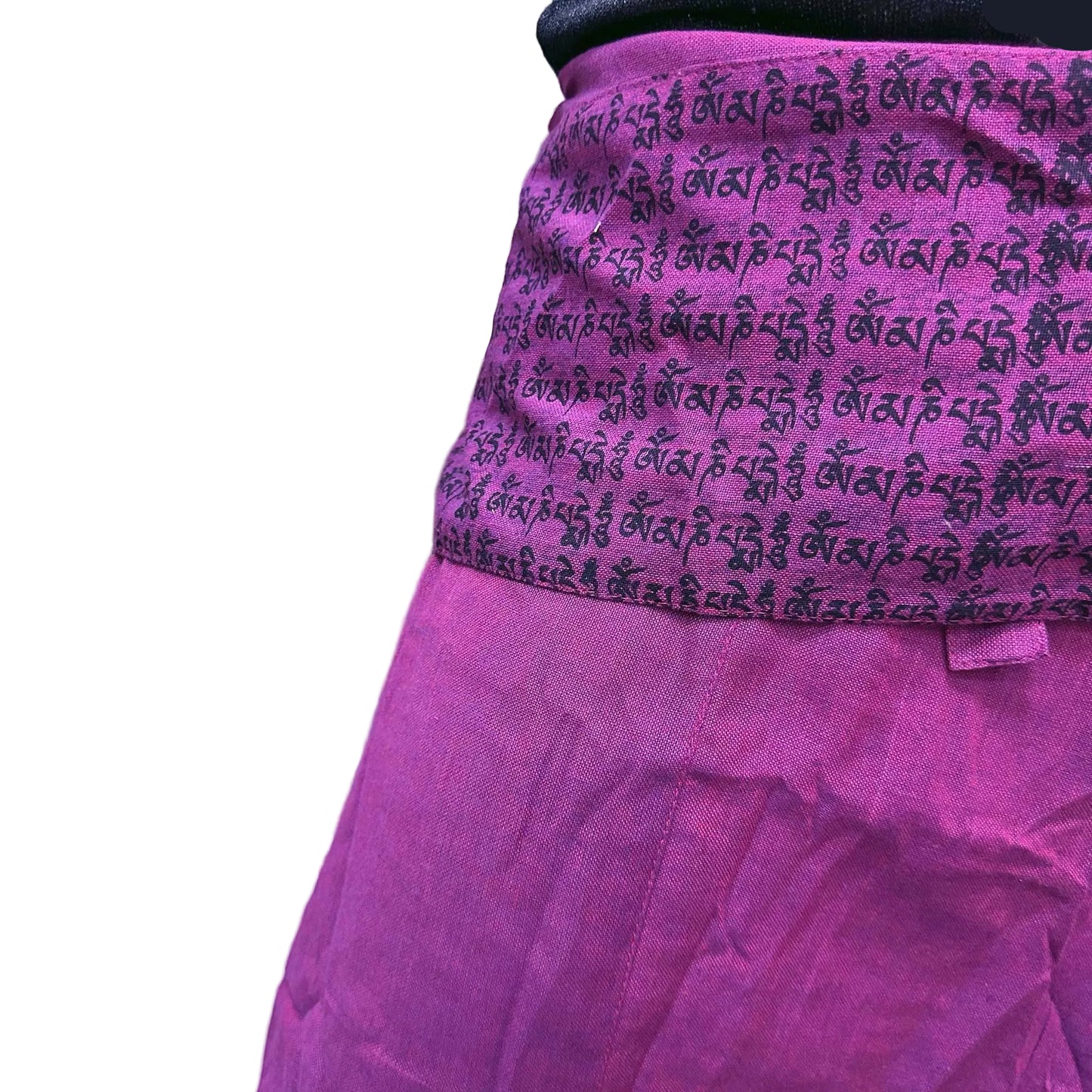 Yoga- und Festivalhose mit Thai Fisherman Mandala Mantra - Onesize