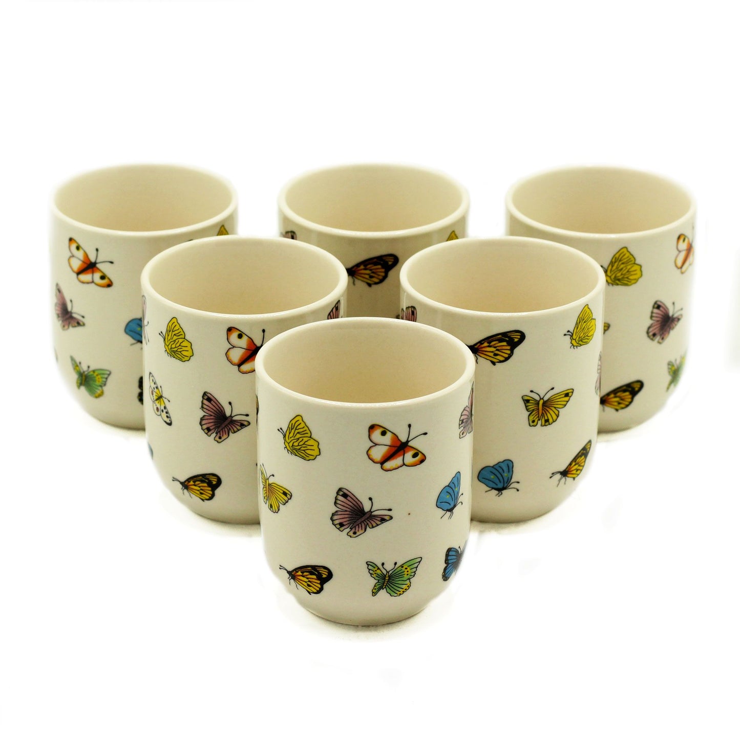 Kräutertee-Tassen – Schmetterlinge, elegant und funktional