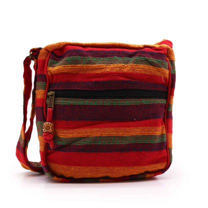 Nepal Sling Bag in Sunset Red – Stylische Umhängetasche